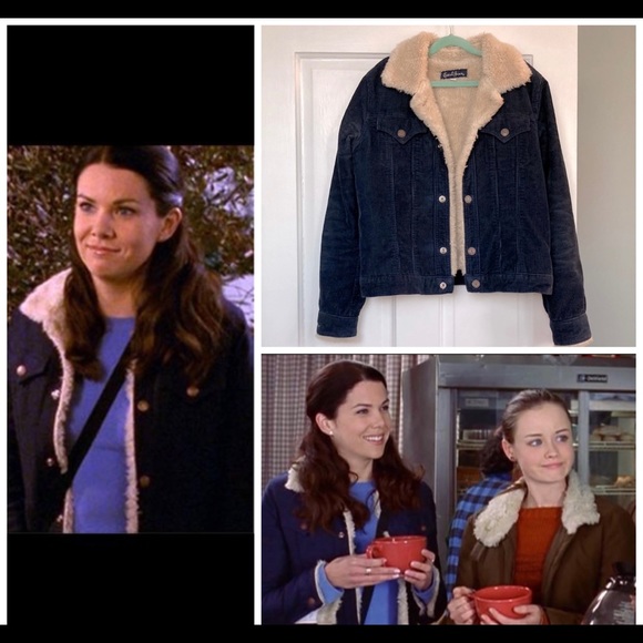 Earl Jeans | Jackets & Coats | Sale Navy Corduroy Sherpa Bomber Jacket 7s 90s 00s Y2k Lorelai 